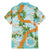 Aloha Festive Hawaii Family Matching Mermaid Dress and Hawaiian Shirt Mokihana - Maile and Ilima on Turquoise - Polynesian Pride