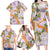 Aloha Festive Hawaii Family Matching Long Sleeve Bodycon Dress and Hawaiian Shirt Mokihana - Maile and Ilima on Lilac - Polynesian Pride