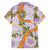 Aloha Festive Hawaii Family Matching Long Sleeve Bodycon Dress and Hawaiian Shirt Mokihana - Maile and Ilima on Lilac - Polynesian Pride