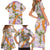 Aloha Festive Hawaii Family Matching Short Sleeve Bodycon Dress and Hawaiian Shirt Mokihana - Maile and Ilima on Lilac - Polynesian Pride