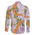 Aloha Festive Hawaii Family Matching Short Sleeve Bodycon Dress and Hawaiian Shirt Mokihana - Maile and Ilima on Lilac - Polynesian Pride