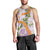 Aloha Festive Hawaii Men Tank Top Mokihana - Maile and Ilima on Lilac - Polynesian Pride