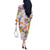 Aloha Festive Hawaii Off The Shoulder Long Sleeve Dress Mokihana - Maile and Ilima on Lilac - Polynesian Pride