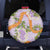 Aloha Festive Hawaii Spare Tire Cover Mokihana - Maile and Ilima on Lilac - Polynesian Pride