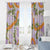 Aloha Festive Hawaii Window Curtain Mokihana - Maile and Ilima on Lilac - Polynesian Pride