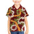 Aloha Festive Hawaii Family Matching Mermaid Dress and Hawaiian Shirt Mokihana - Maile and Ilima on Crimson - Polynesian Pride