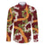 Aloha Festive Hawaii Family Matching Short Sleeve Bodycon Dress and Hawaiian Shirt Mokihana - Maile and Ilima on Crimson - Polynesian Pride