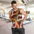 Aloha Festive Hawaii Men Tank Top Mokihana - Maile and Ilima on Crimson - Polynesian Pride