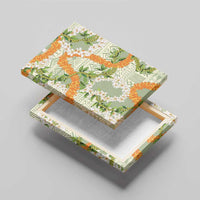 Aloha Festive Hawaii Canvas Wall Art Mokihana - Maile Leis in Muted Summer - Polynesian Pride