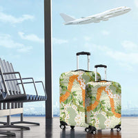 Aloha Festive Hawaii Luggage Cover Mokihana - Maile Leis in Muted Summer - Polynesian Pride