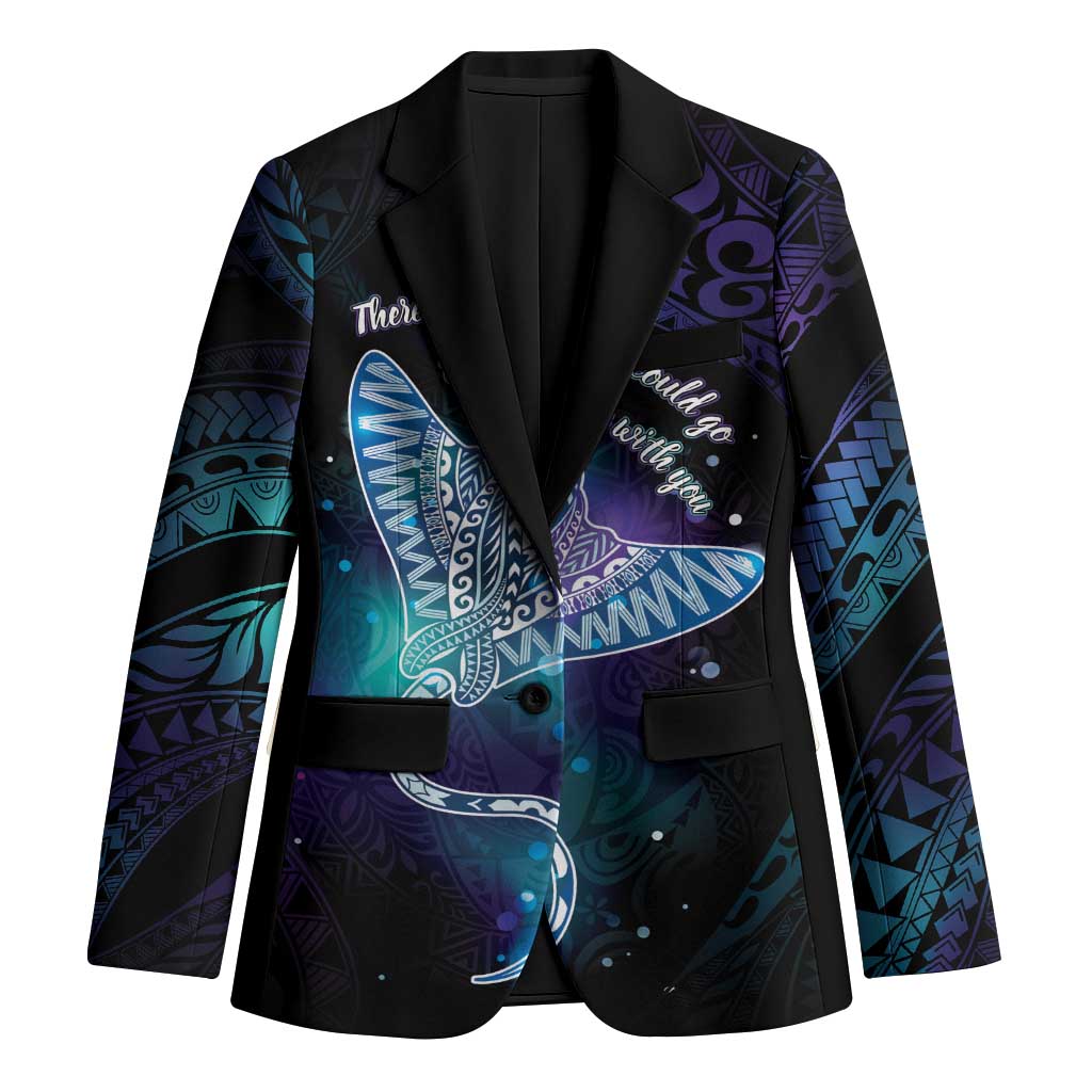 Polynesian Tala Manta Ray Blazer Nowhere You Could Go That I Won't Be With You - Polynesian Pride