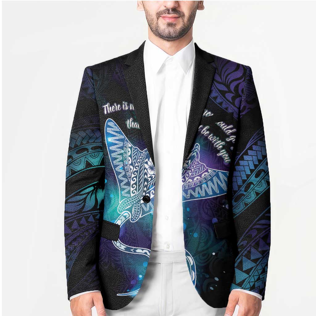 Polynesian Tala Manta Ray Blazer Nowhere You Could Go That I Won't Be With You - Polynesian Pride