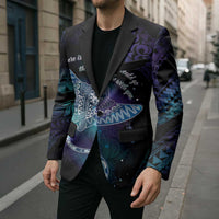 Polynesian Tala Manta Ray Blazer Nowhere You Could Go That I Won't Be With You - Polynesian Pride