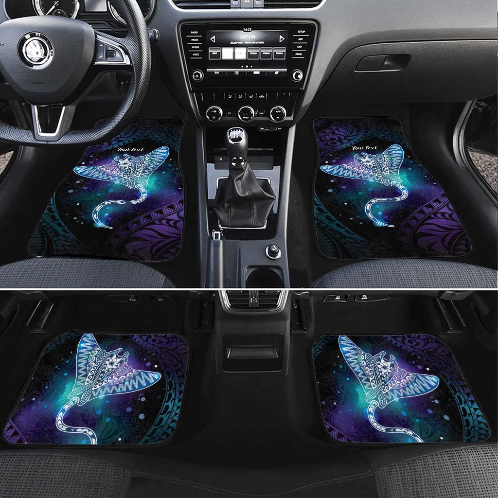 Polynesian Tala Manta Ray Car Mats Nowhere You Could Go That I Won't Be With You - Polynesian Pride