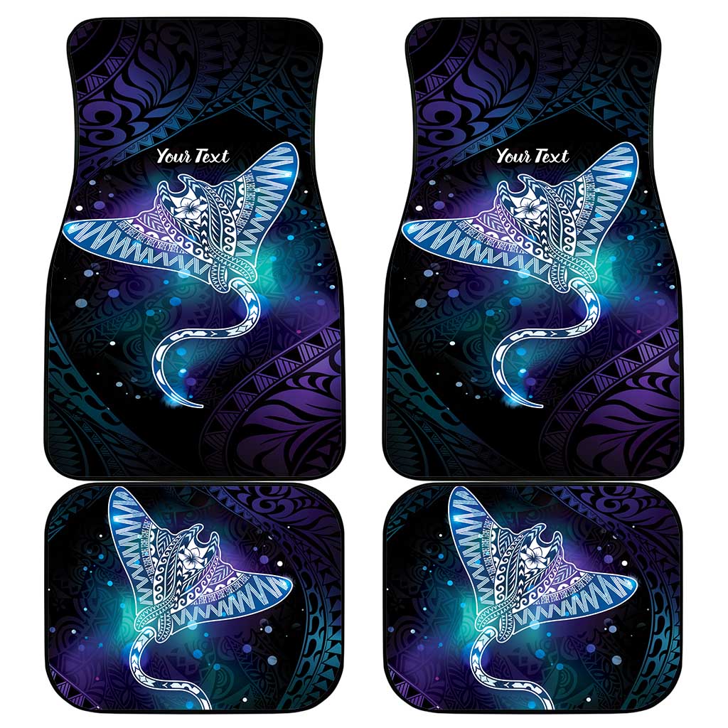 Polynesian Tala Manta Ray Car Mats Nowhere You Could Go That I Won't Be With You - Polynesian Pride