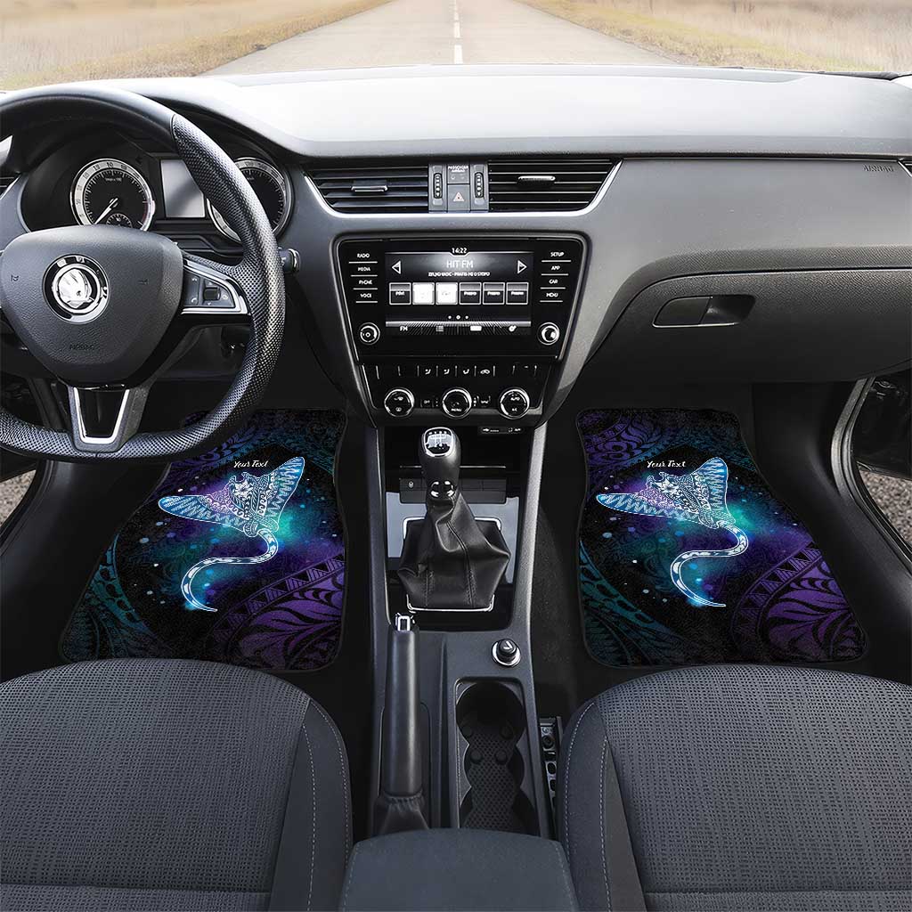 Polynesian Tala Manta Ray Car Mats Nowhere You Could Go That I Won't Be With You - Polynesian Pride
