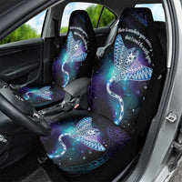Polynesian Tala Manta Ray Car Seat Cover Nowhere You Could Go That I Won't Be With You LT7 - Polynesian Pride