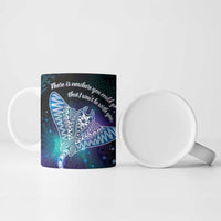 Polynesian Tala Manta Ray Ceramic Mug Nowhere You Could Go That I Won't Be With You - Polynesian Pride