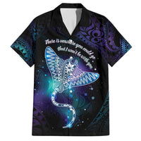 Polynesian Tala Manta Ray Family Matching Off Shoulder Maxi Dress and Hawaiian Shirt Nowhere You Could Go That I Won't Be With You - Polynesian Pride