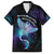 Polynesian Tala Manta Ray Family Matching Short Sleeve Bodycon Dress and Hawaiian Shirt Nowhere You Could Go That I Won't Be With You - Polynesian Pride