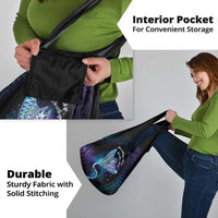 Polynesian Tala Manta Ray Grocery Bag Nowhere You Could Go That I Won't Be With You - Polynesian Pride