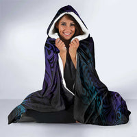 Polynesian Tala Manta Ray Hooded Blanket Nowhere You Could Go That I Won't Be With You - Polynesian Pride