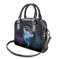 Polynesian Tala Manta Ray Shoulder Handbag Nowhere You Could Go That I Won't Be With You - Polynesian Pride