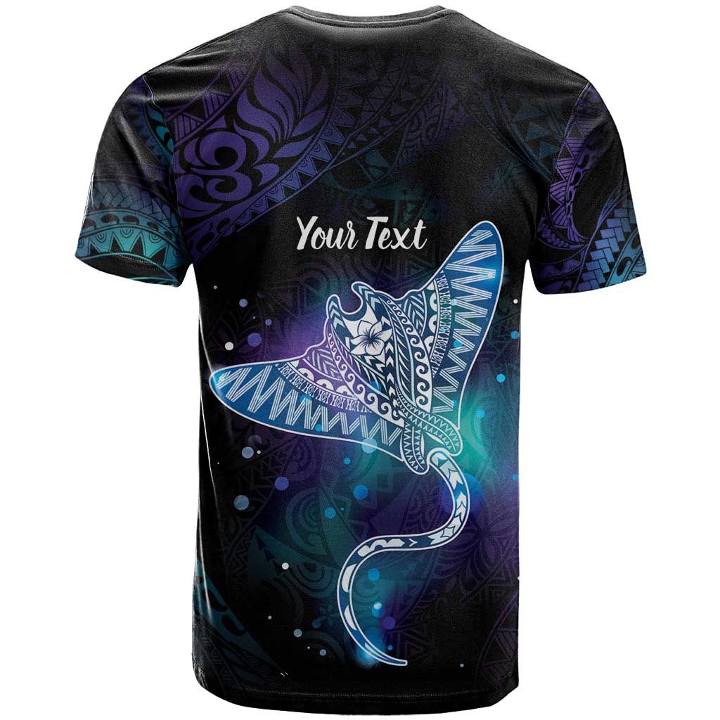 Polynesian Tala Manta Ray T Shirt Nowhere You Could Go That I Won't Be With You - Polynesian Pride