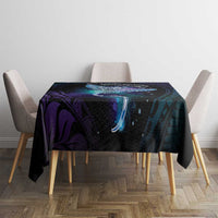Polynesian Tala Manta Ray Tablecloth Nowhere You Could Go That I Won't Be With You - Polynesian Pride