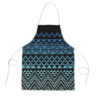 Maori Niho Taniwha Te Wheiao Apron Moana Blue - Polynesian Pride