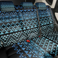 Maori Niho Taniwha Te Wheiao Back Car Seat Cover Moana Blue - Polynesian Pride