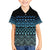 Maori Niho Taniwha Te Wheiao Family Matching Long Sleeve Bodycon Dress and Hawaiian Shirt Moana Blue - Polynesian Pride