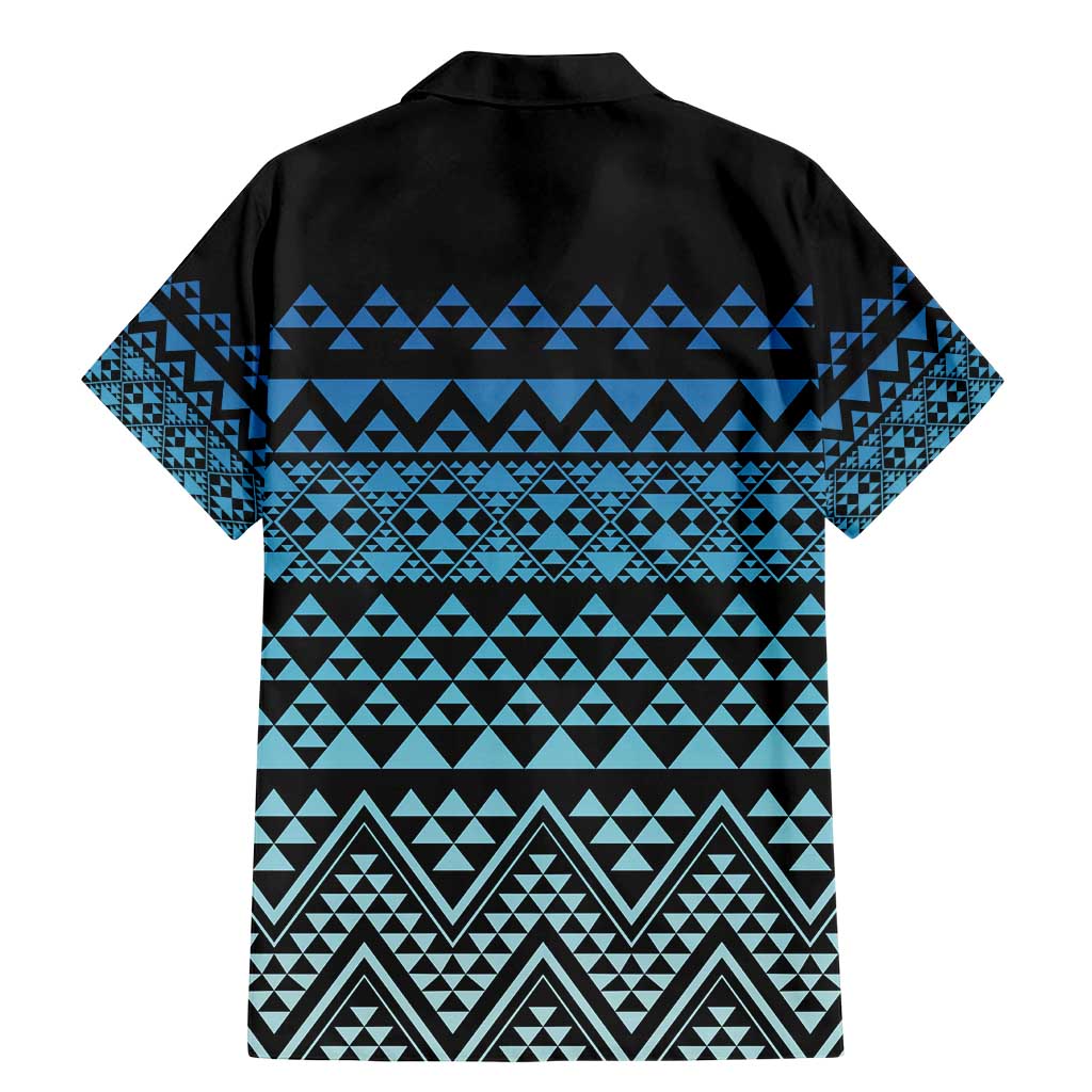 Maori Niho Taniwha Te Wheiao Family Matching Mermaid Dress and Hawaiian Shirt Moana Blue LT7 - Polynesian Pride