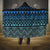 Maori Niho Taniwha Te Wheiao Hooded Blanket Moana Blue - Polynesian Pride