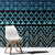 Maori Niho Taniwha Te Wheiao Window Curtain Moana Blue - Polynesian Pride