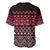 Maori Niho Taniwha Te Wheiao Baseball Jersey Terracotta - Polynesian Pride