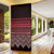 Maori Niho Taniwha Te Wheiao Door Cover Terracotta - Polynesian Pride