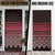 Maori Niho Taniwha Te Wheiao Door Cover Terracotta - Polynesian Pride