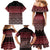 Maori Niho Taniwha Te Wheiao Family Matching Mermaid Dress and Hawaiian Shirt Terracotta - Polynesian Pride