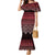 Maori Niho Taniwha Te Wheiao Family Matching Mermaid Dress and Hawaiian Shirt Terracotta - Polynesian Pride