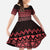 Maori Niho Taniwha Te Wheiao Family Matching Off Shoulder Maxi Dress and Hawaiian Shirt Terracotta - Polynesian Pride