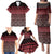 Maori Niho Taniwha Te Wheiao Family Matching Puletasi and Hawaiian Shirt Terracotta - Polynesian Pride