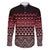 Maori Niho Taniwha Te Wheiao Family Matching Puletasi and Hawaiian Shirt Terracotta - Polynesian Pride