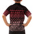 Maori Niho Taniwha Te Wheiao Family Matching Short Sleeve Bodycon Dress and Hawaiian Shirt Terracotta - Polynesian Pride
