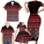 Maori Niho Taniwha Te Wheiao Family Matching Short Sleeve Bodycon Dress and Hawaiian Shirt Terracotta - Polynesian Pride