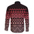 Maori Niho Taniwha Te Wheiao Family Matching Short Sleeve Bodycon Dress and Hawaiian Shirt Terracotta - Polynesian Pride