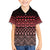 Maori Niho Taniwha Te Wheiao Family Matching Short Sleeve Bodycon Dress and Hawaiian Shirt Terracotta - Polynesian Pride