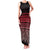 Maori Niho Taniwha Te Wheiao Family Matching Tank Maxi Dress and Hawaiian Shirt Terracotta - Polynesian Pride