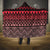 Maori Niho Taniwha Te Wheiao Hooded Blanket Terracotta - Polynesian Pride