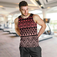 Maori Niho Taniwha Te Wheiao Men Tank Top Terracotta - Polynesian Pride